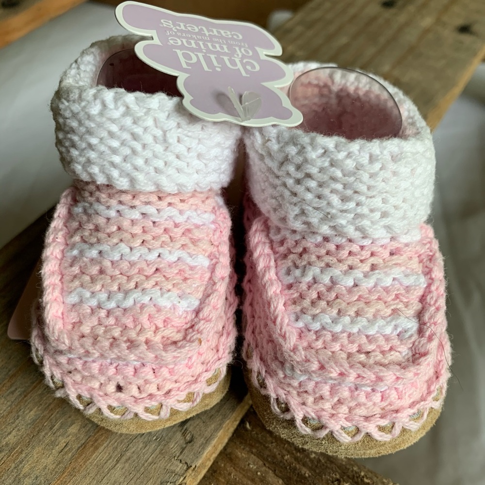 Girls Baby Slippers Size NB